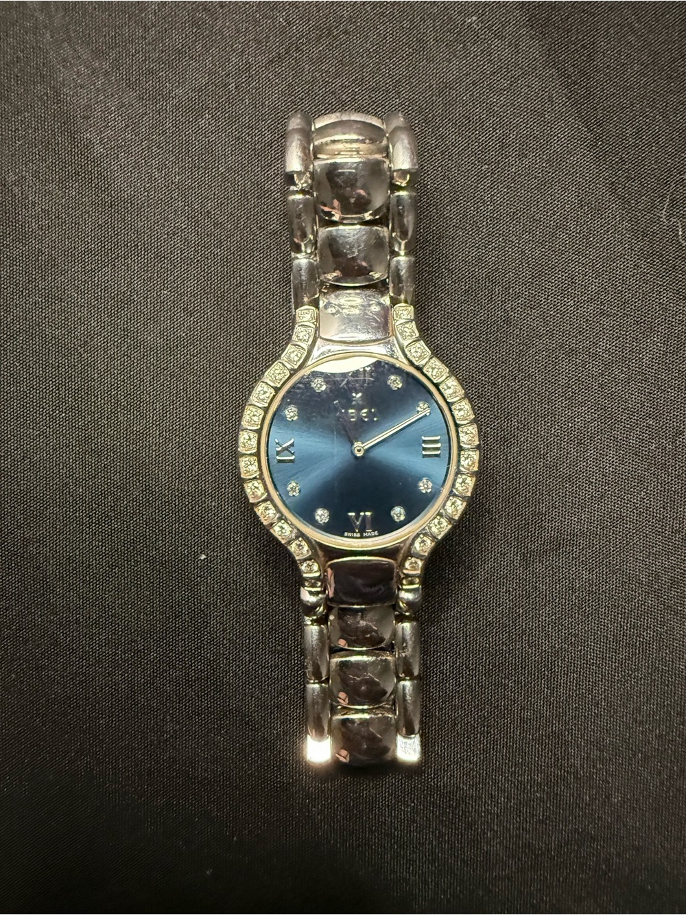 Ebel Beluga Swiss Made Blue Dial Crystal-Accent Women's Watch